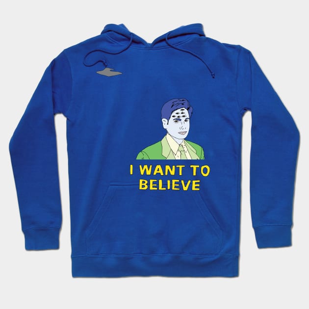 I want to Believe Hoodie by killmonkies